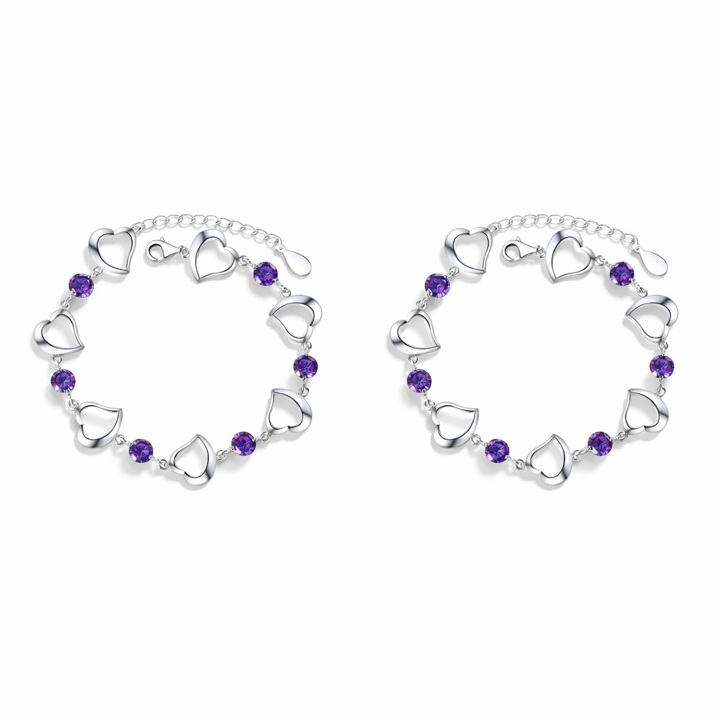 Best Friend Bracelets Silver