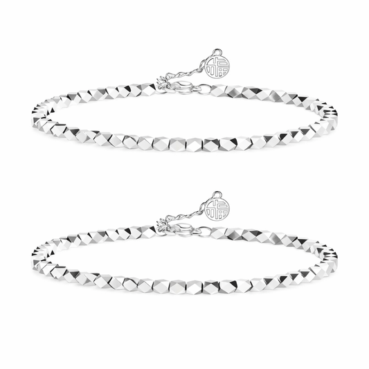 Beste Freunde Armband Silber