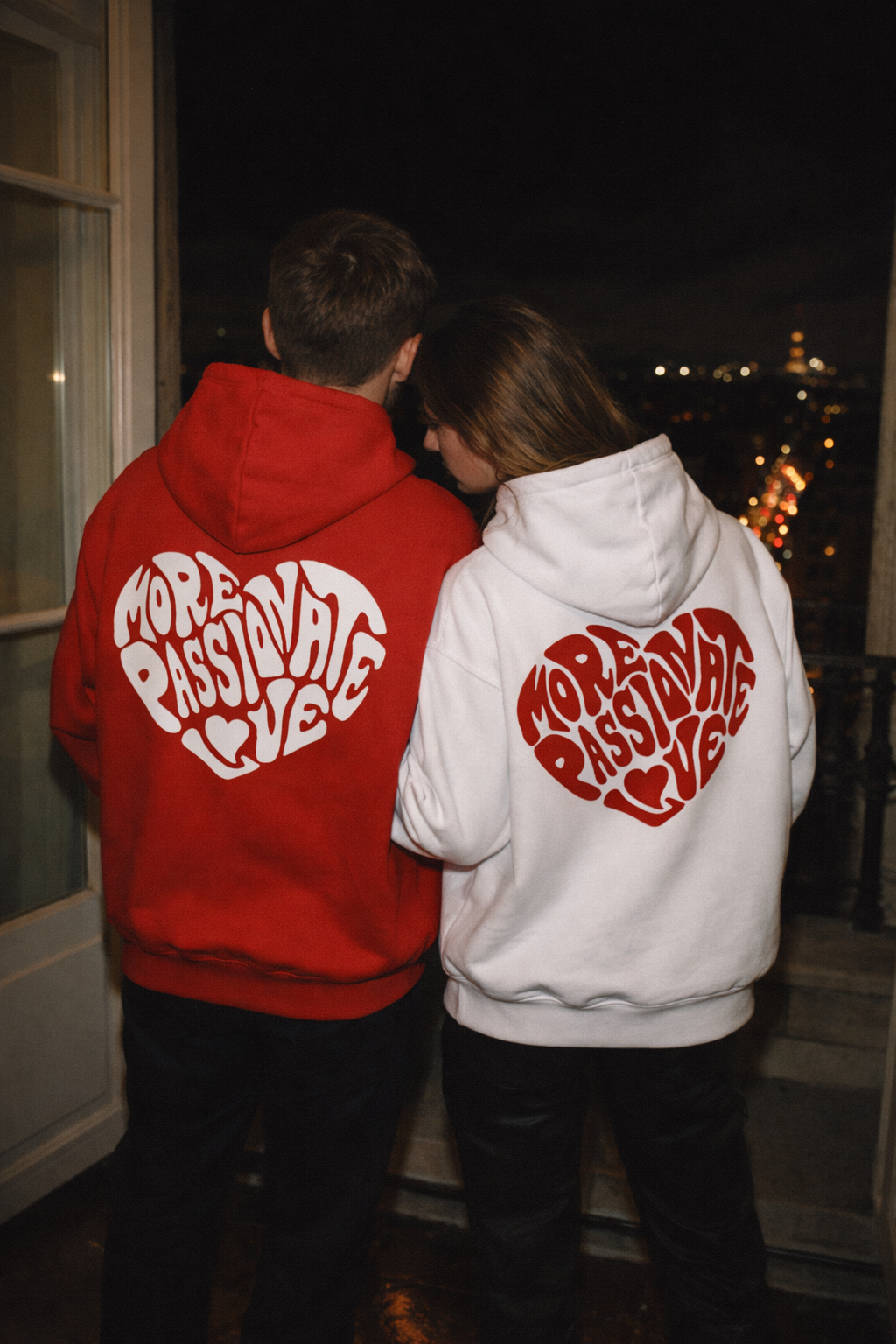 Bestickte Partner Hoodies