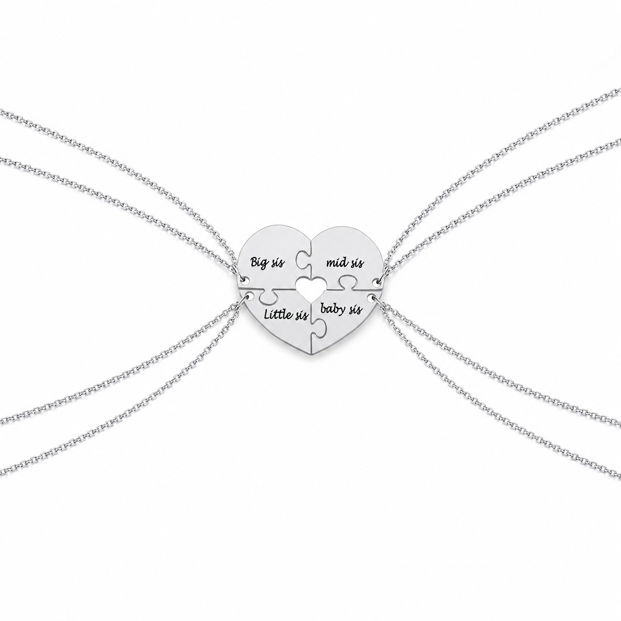 Big Sis Middle Sis Little Sis Necklace