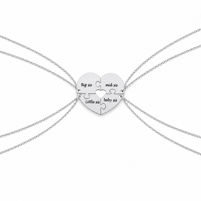 Big Sis Middle Sis Little Sis Necklace
