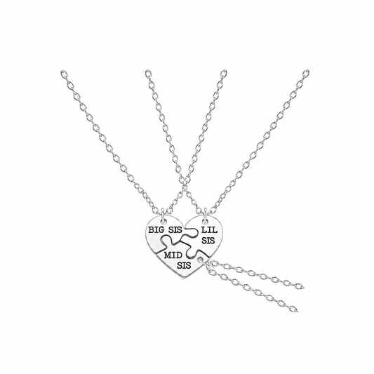 Big Sister Middle Sister Little Sister Necklace