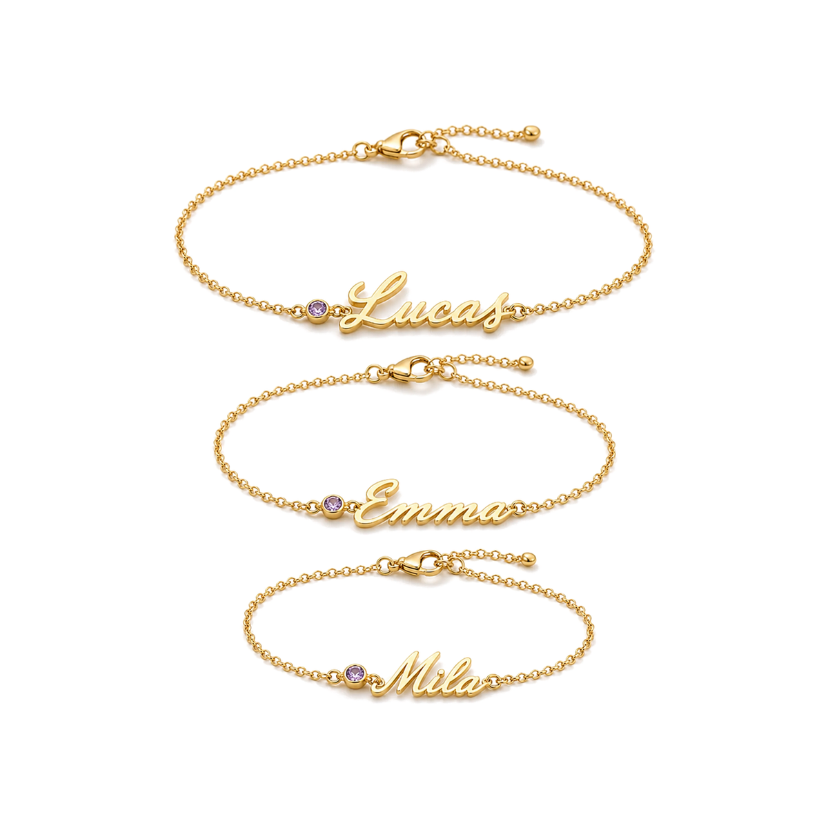 Birthstone Bracelet Family