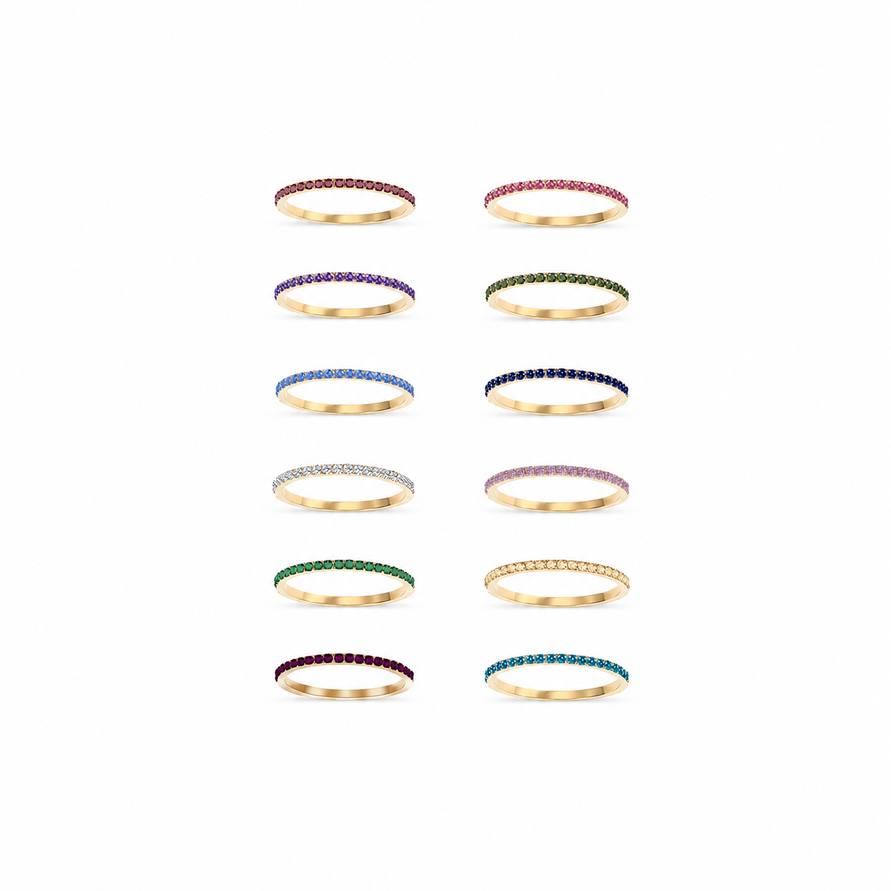 Birthstone Rings Sisters