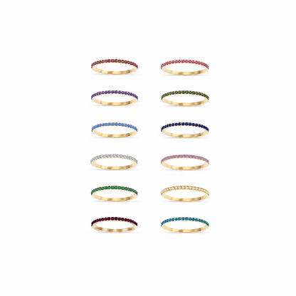 Birthstone Rings Sisters