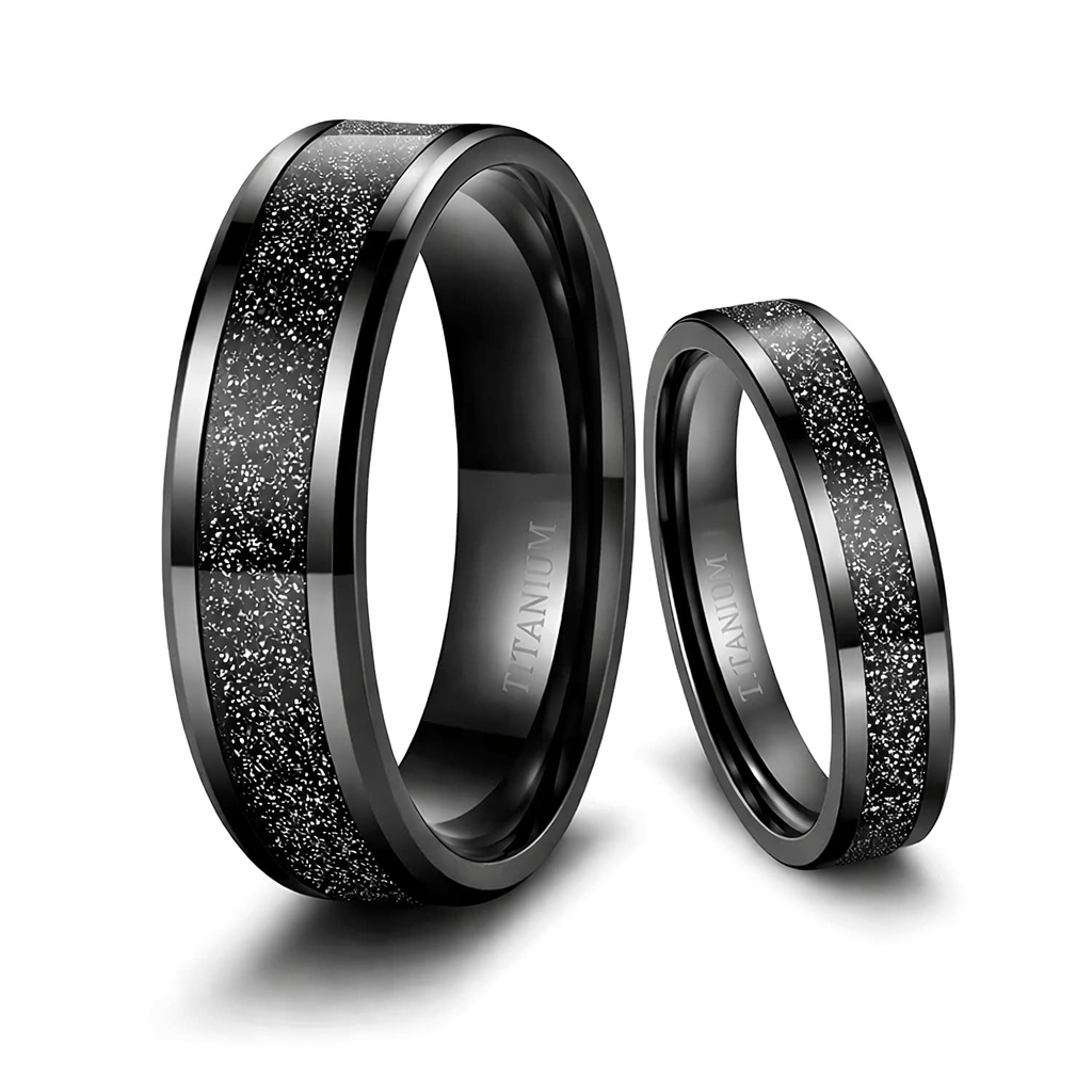 black-titanium-wedding-rings-for-couples