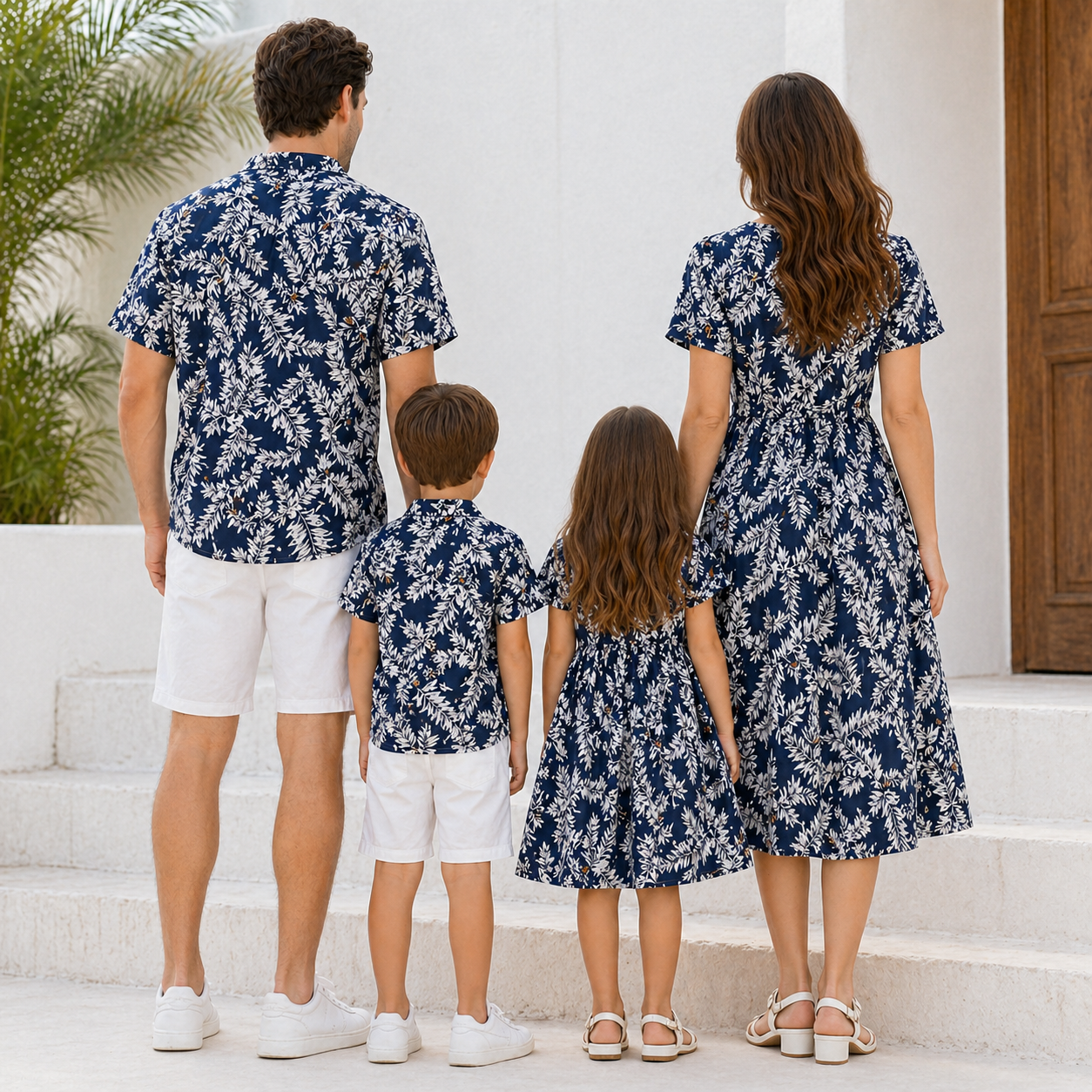 Bunter Familien Partnerlook