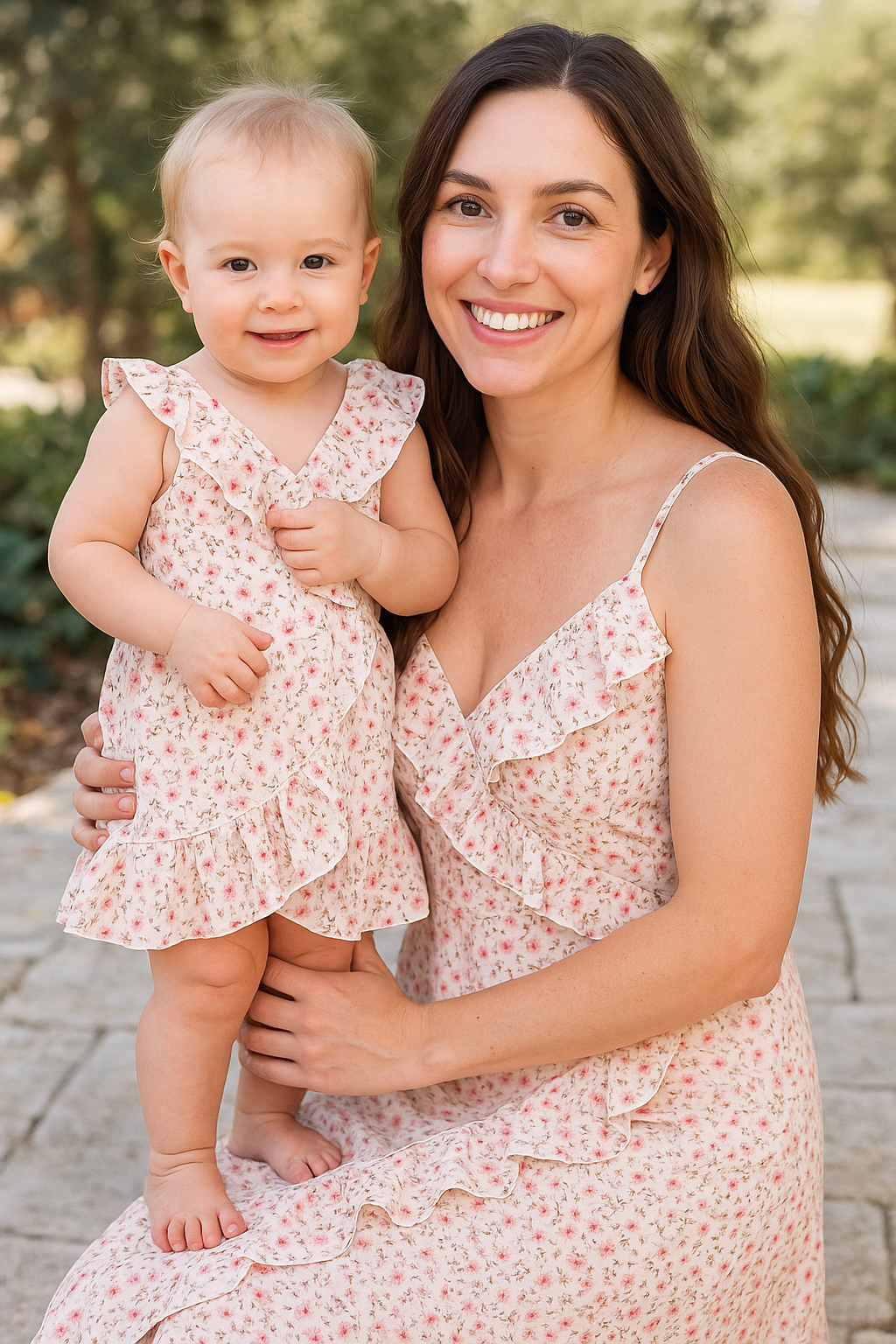 geblumtes-mutter-tochter-kleid