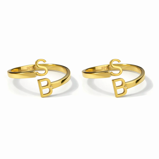 Couple 2 Letter Initial Rings