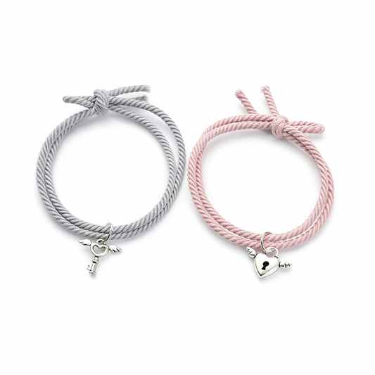 Couple Bracelet Lock And Key