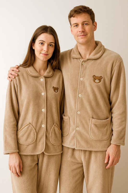 Couple Christmas Pajamas Photoshoot