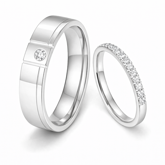 Couple Diamond Rings For Engagement