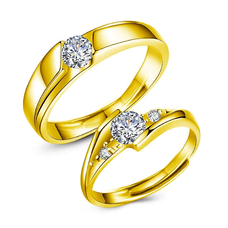 Couple Promise Rings Gold