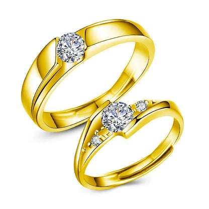 Couple Promise Rings Gold
