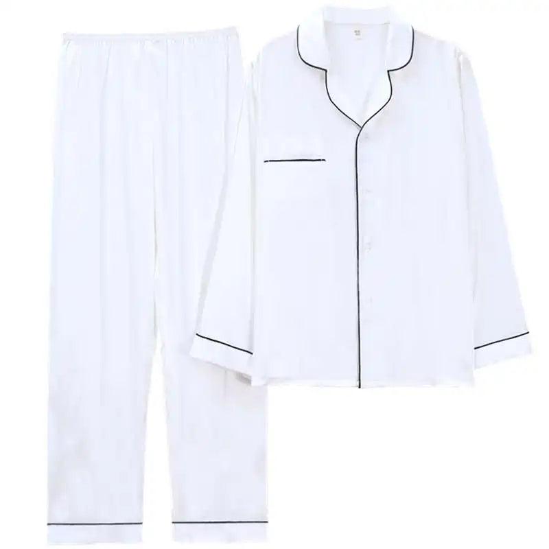 Couples Silk Pajamas