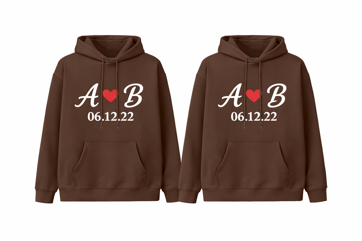 Customized Matching Hoodies