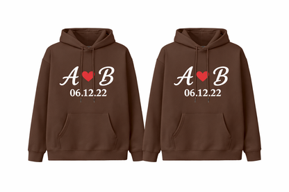 Customized Matching Hoodies