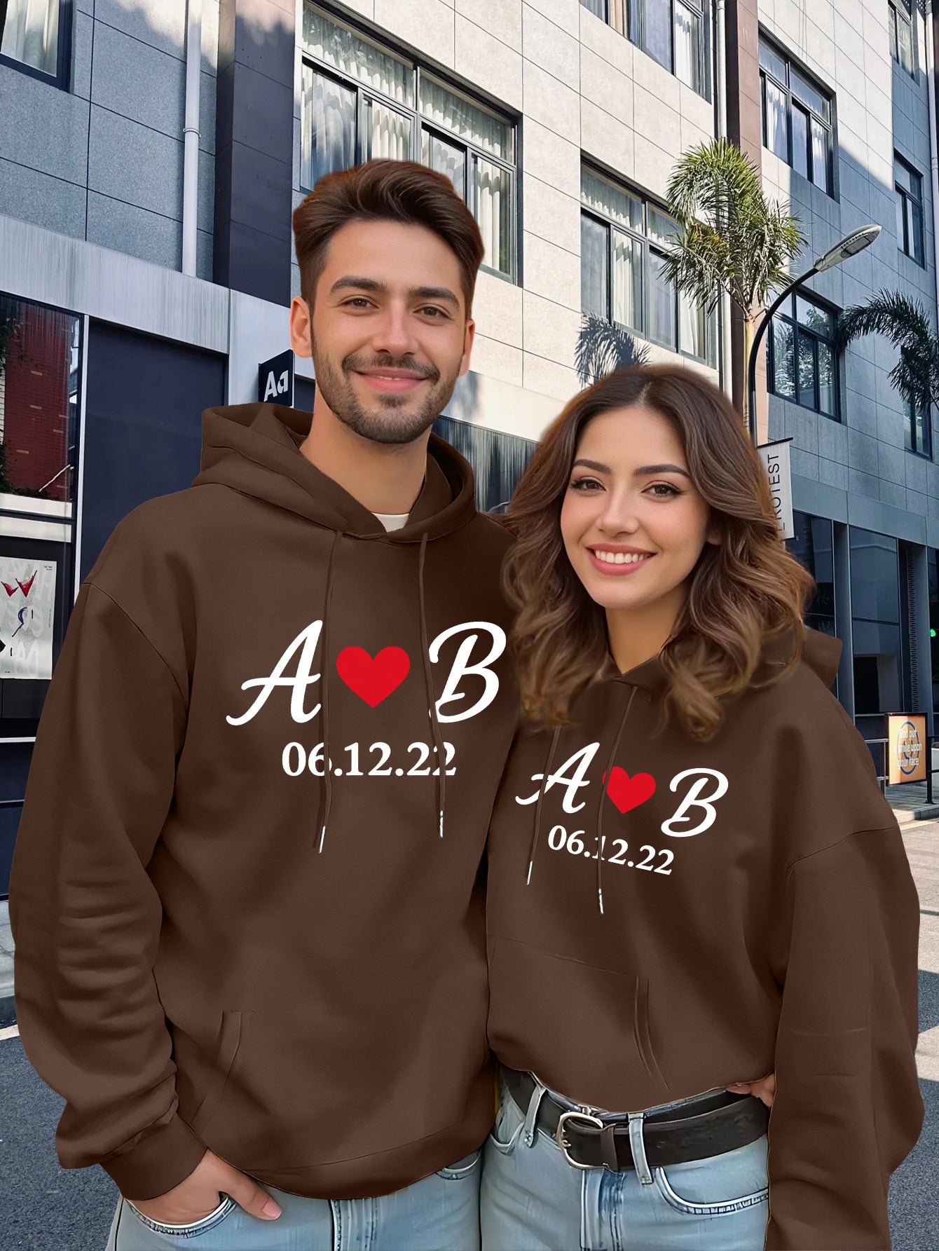 Customized Matching Hoodies