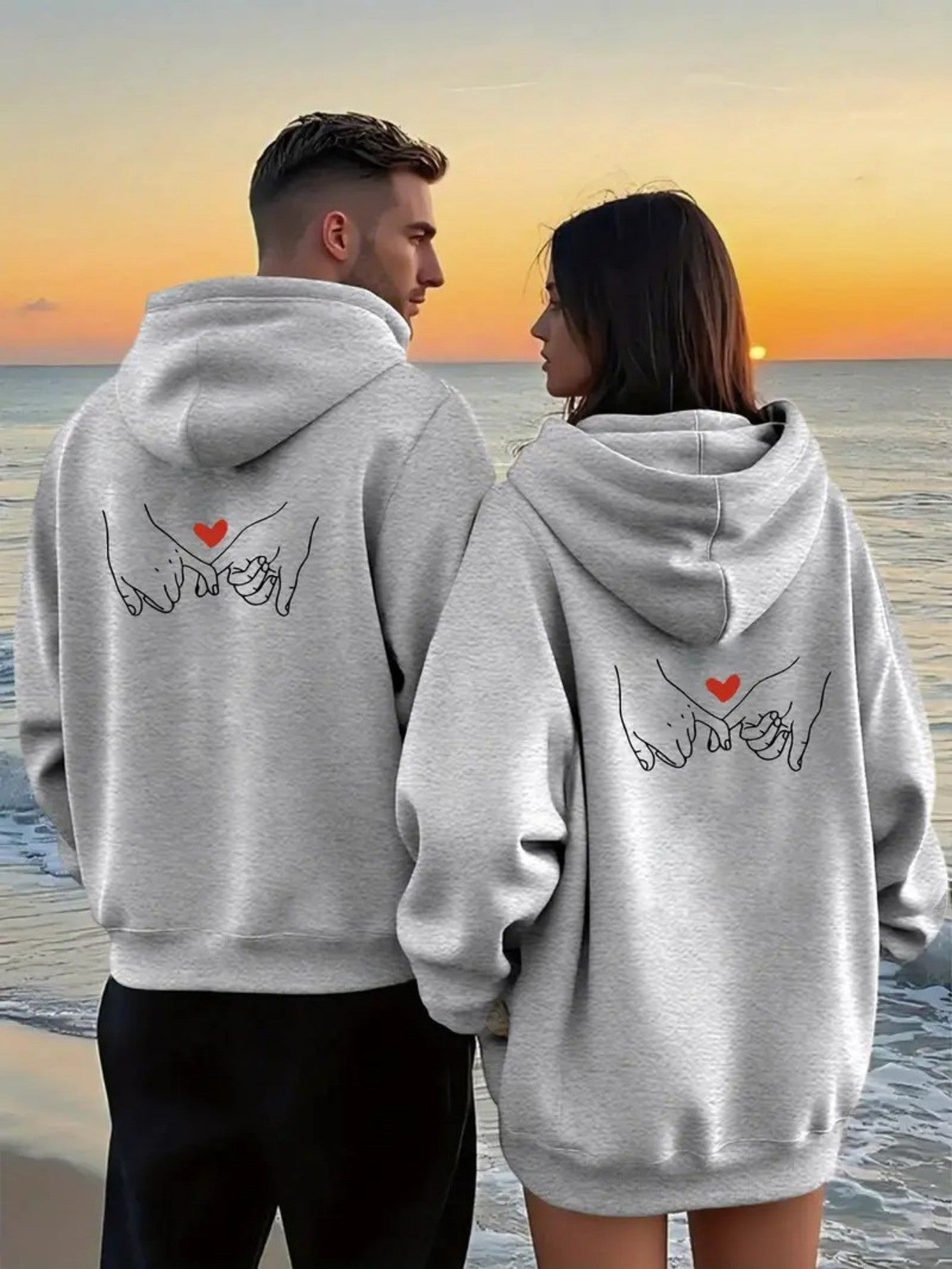 Cute Matching Couples Hoodies