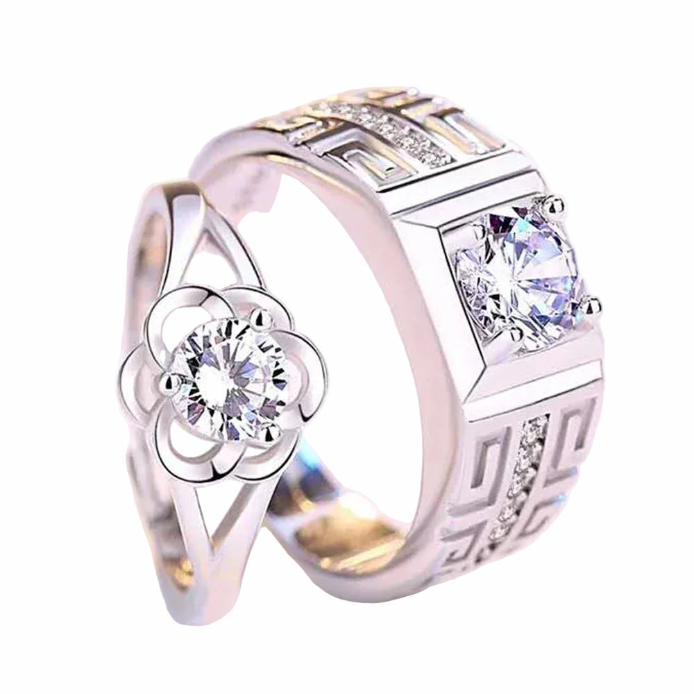 engagement-platinum-couple-rings