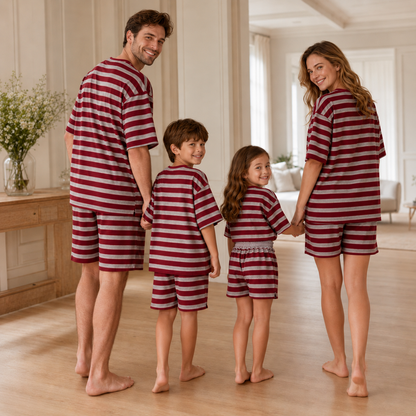 Familien Pyjama Baumwolle