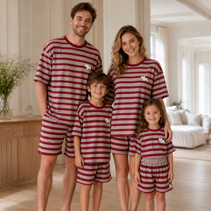 Familien Pyjama Baumwolle