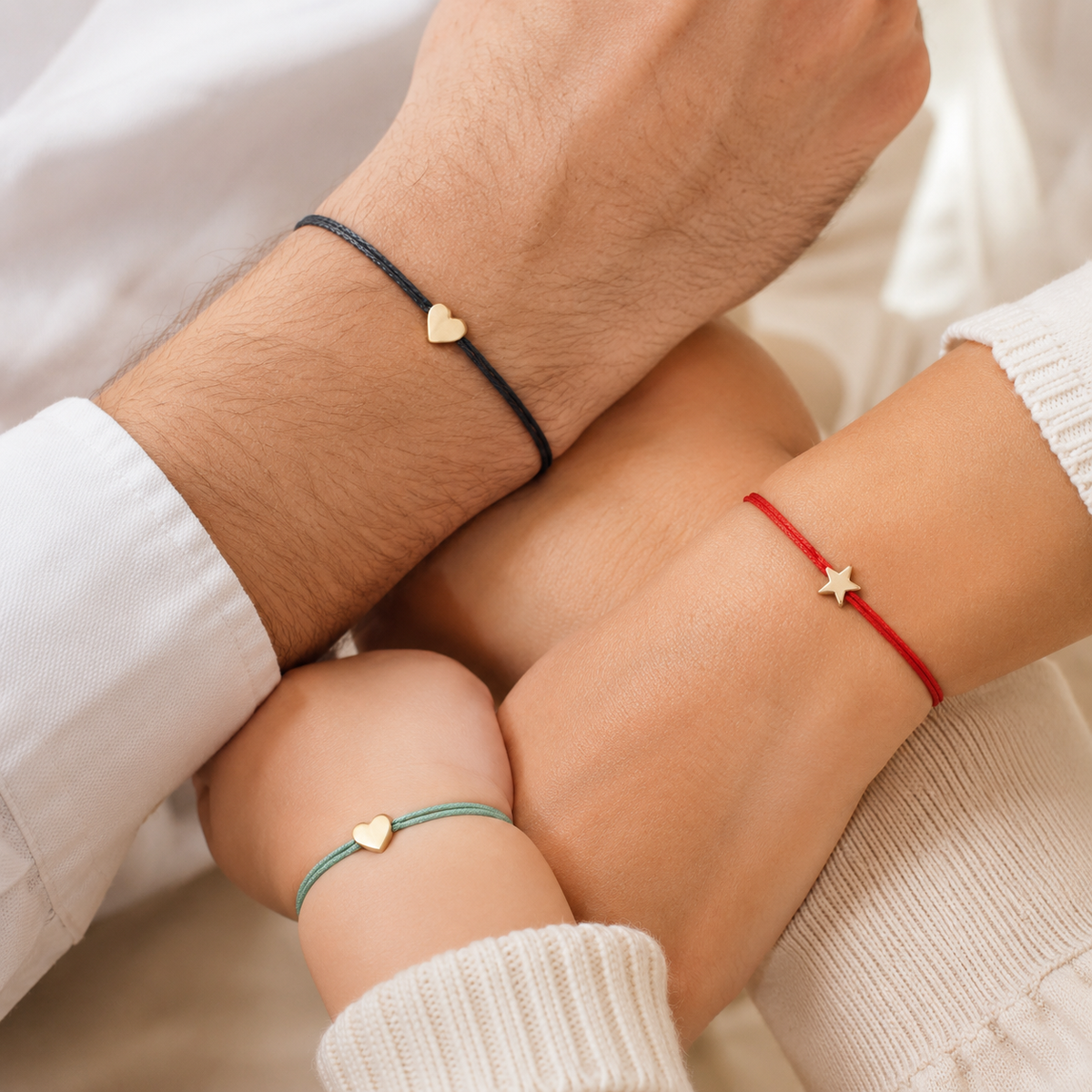 Familienarmbänder 5 Personen - Ansicht 2