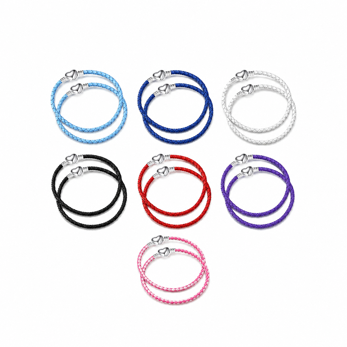 Familienarmband Leder