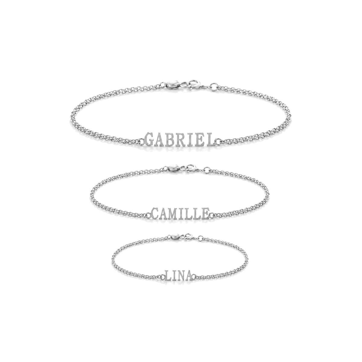 Familienarmband Silber