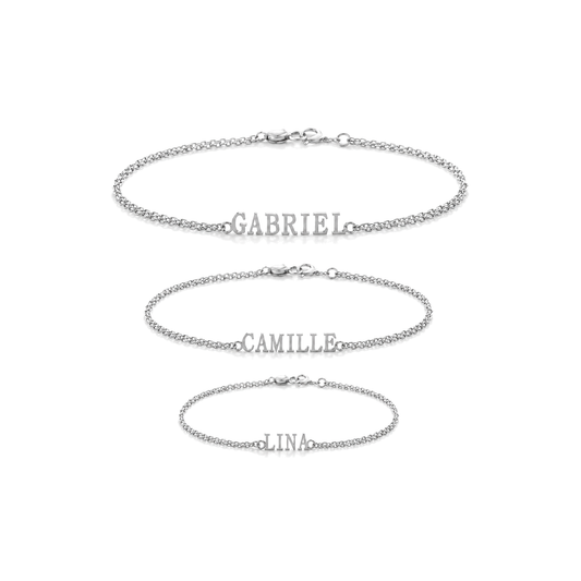 Familienarmband Silber