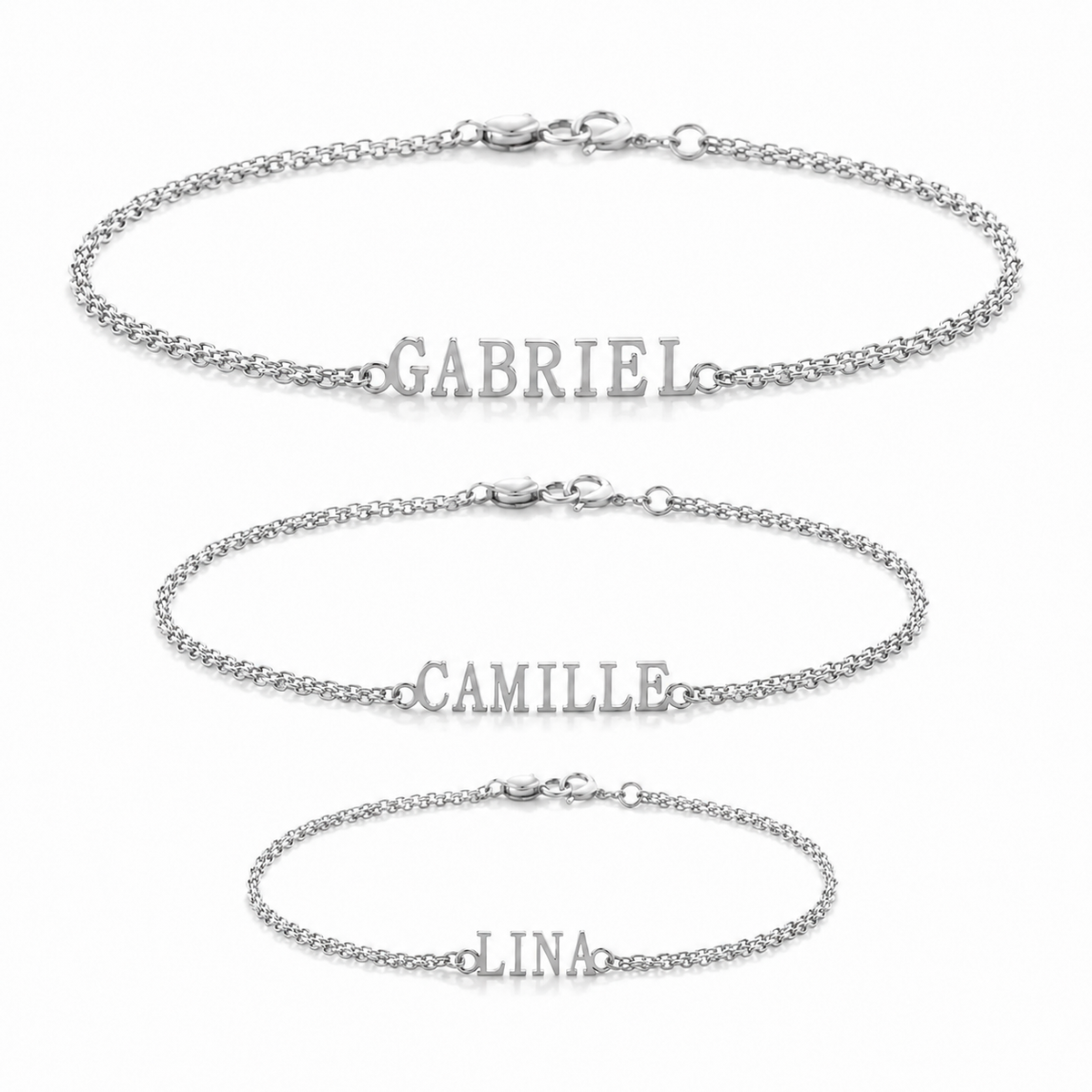 Familienarmband Silber