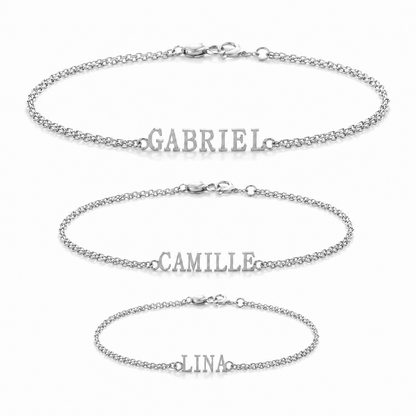 Familienarmband Silber