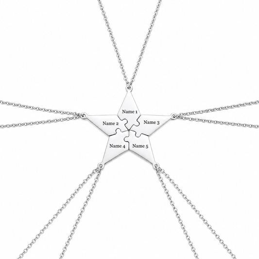 Familienkette Gold Mit Gravur