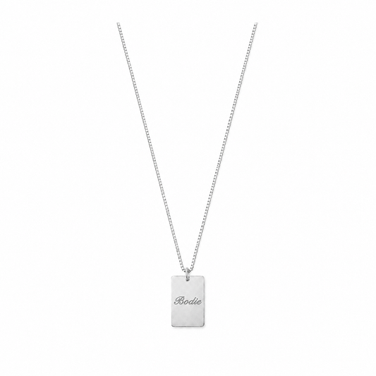 Familienkette Silber Mit Gravur