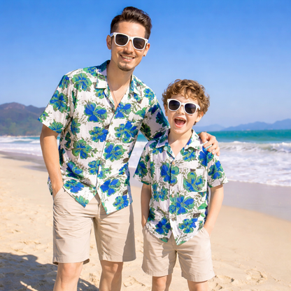 Father And Son Matching Flannel Shirts