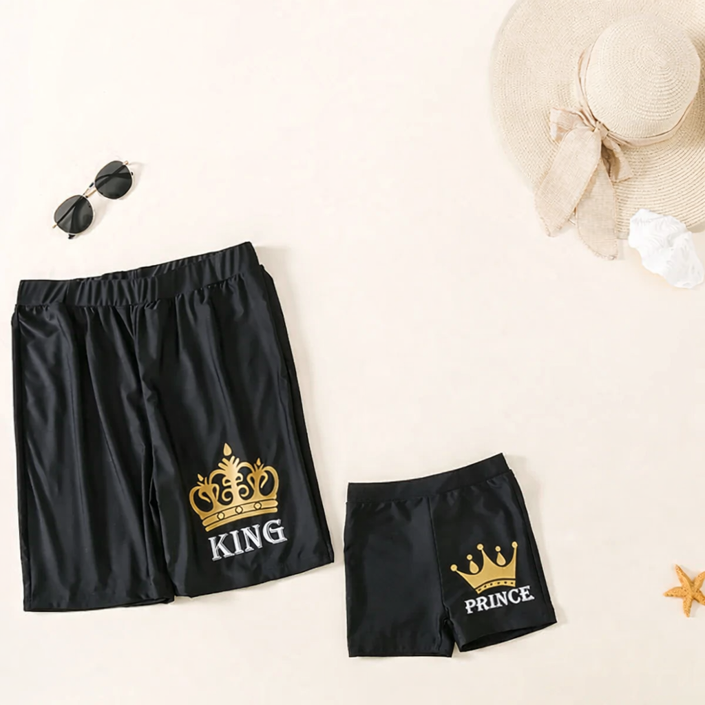Father And Son Matching Swim Shorts