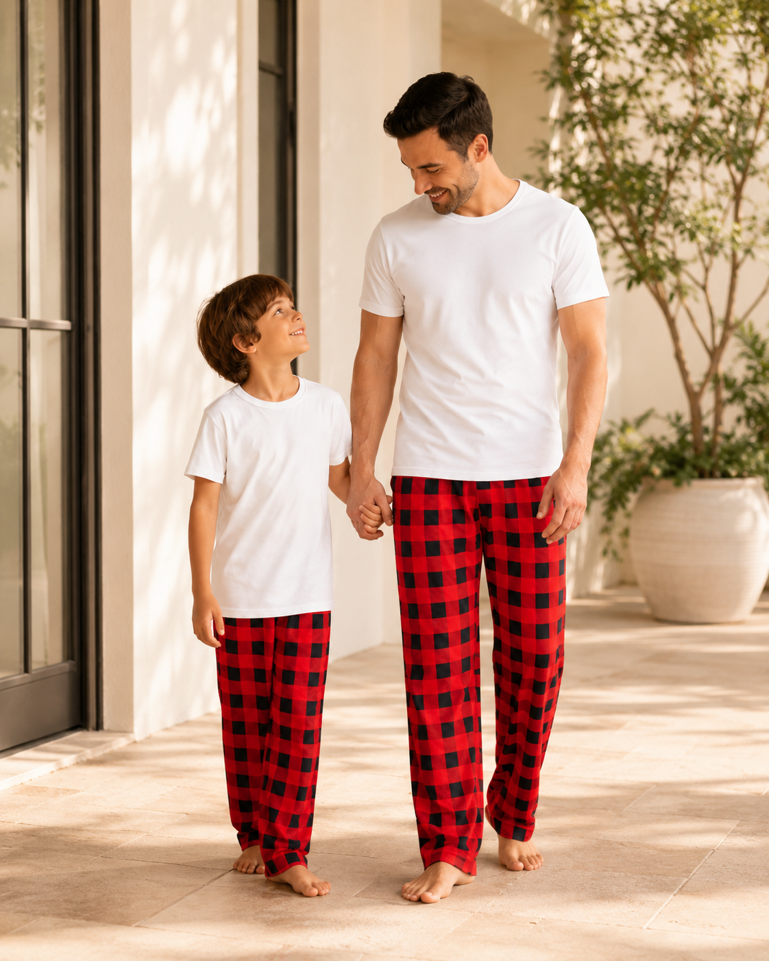 Father Son Matching Christmas Outfits