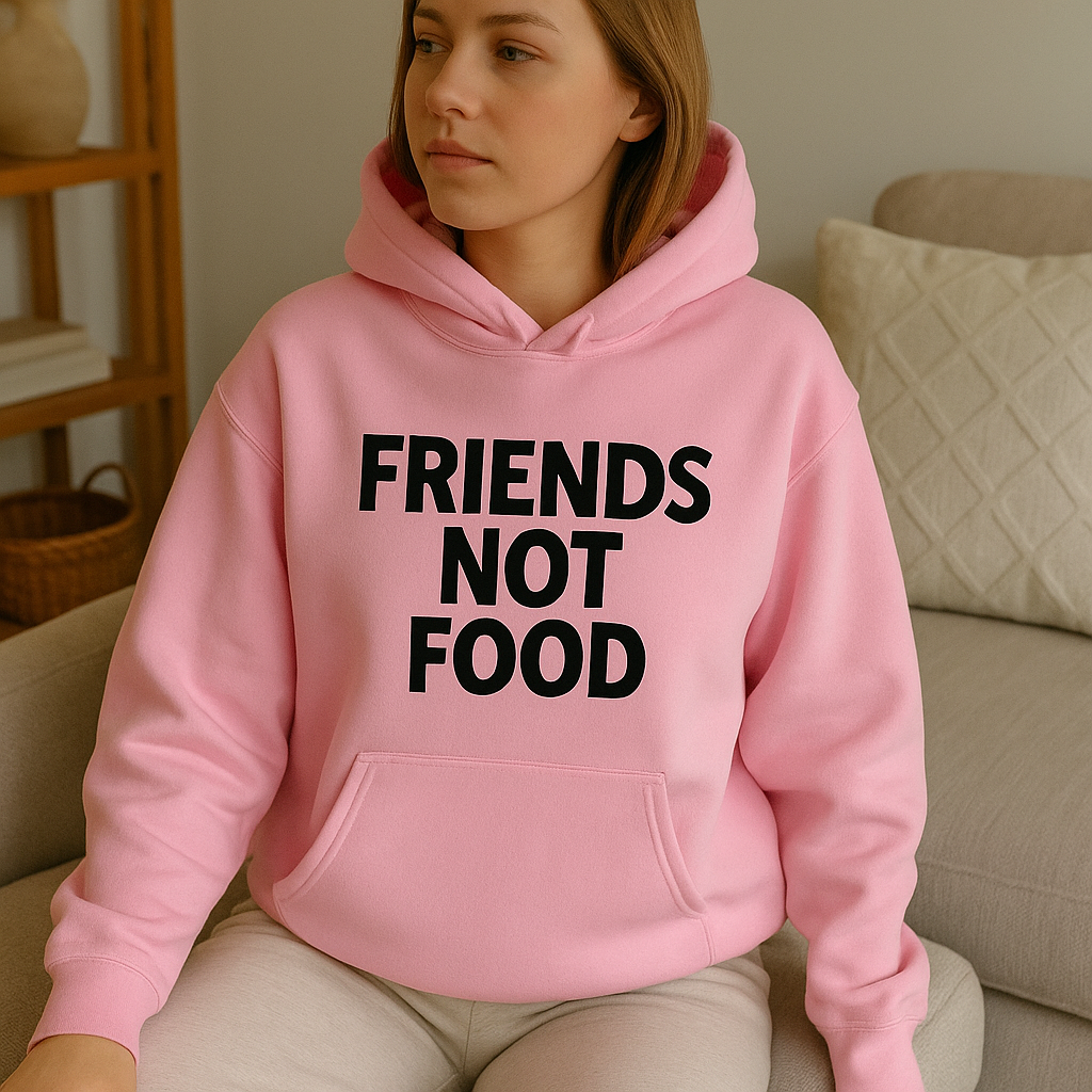 Friends Not Food Hoodie