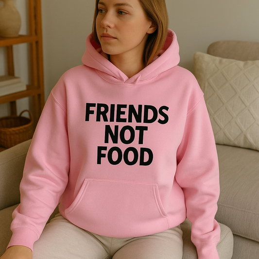 Friends Not Food Hoodie