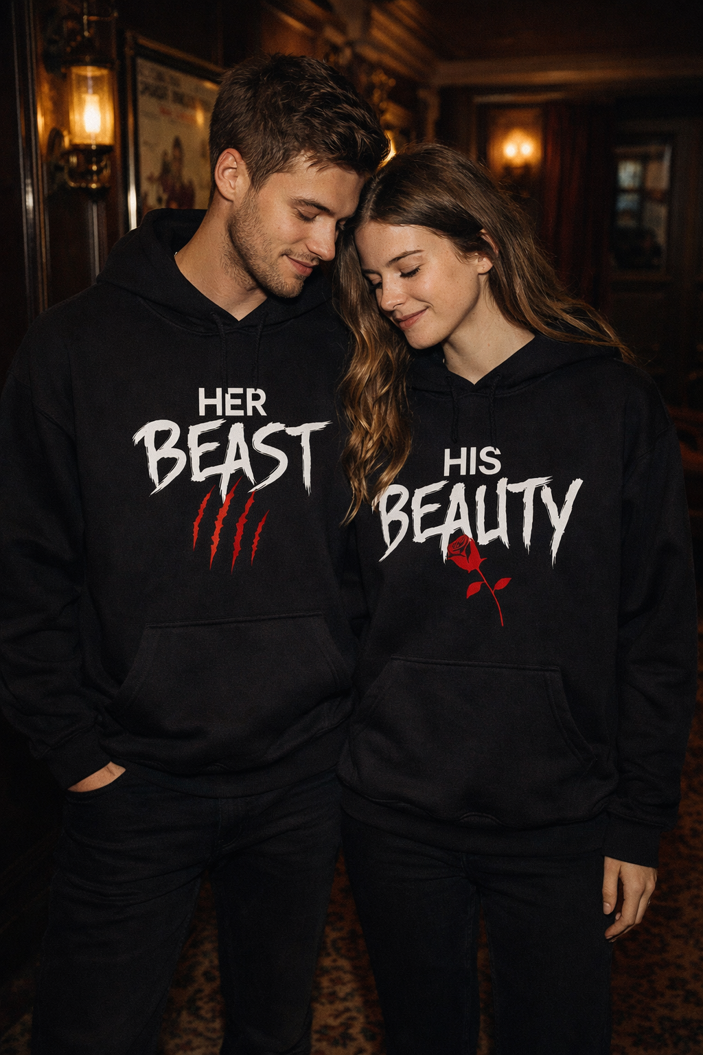 Funny Couple Hoodies