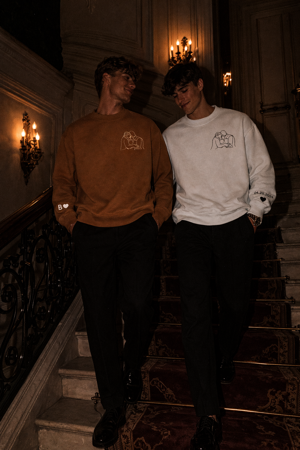 Gay Couple Hoodies