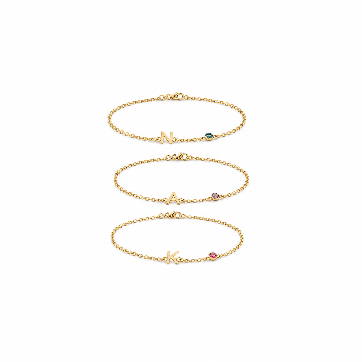 Geburtsstein Armband Familie
