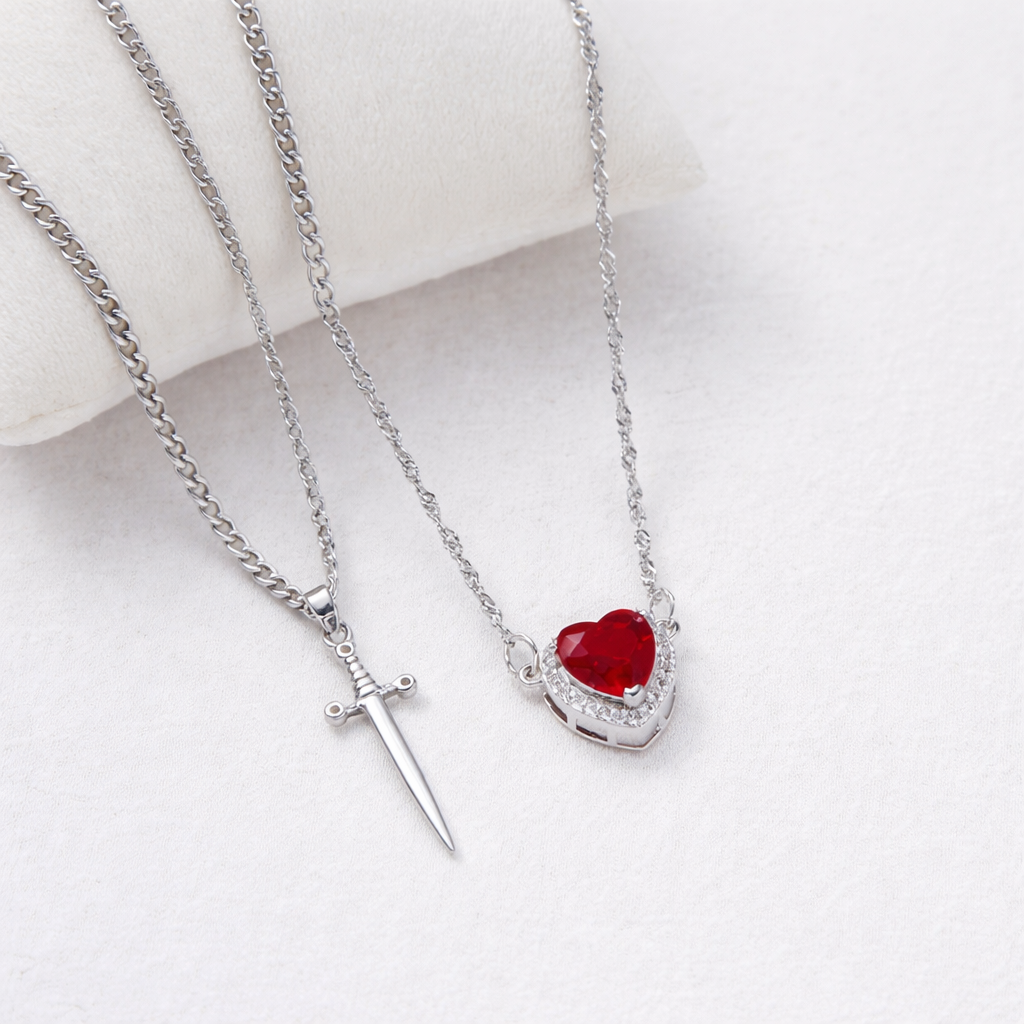 Gothic Couple Necklaces