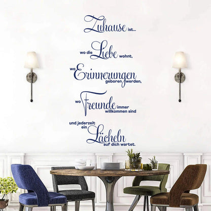 Wandtattoo Familie Sprüche
