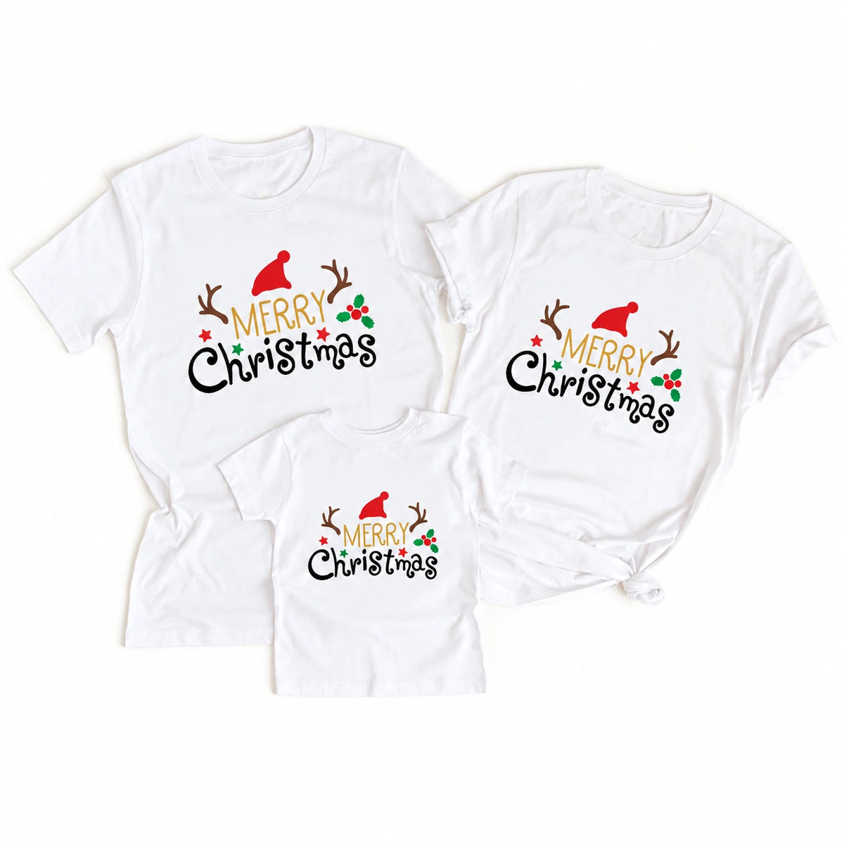 T Shirt Merry Christmas Family – Ansicht 2