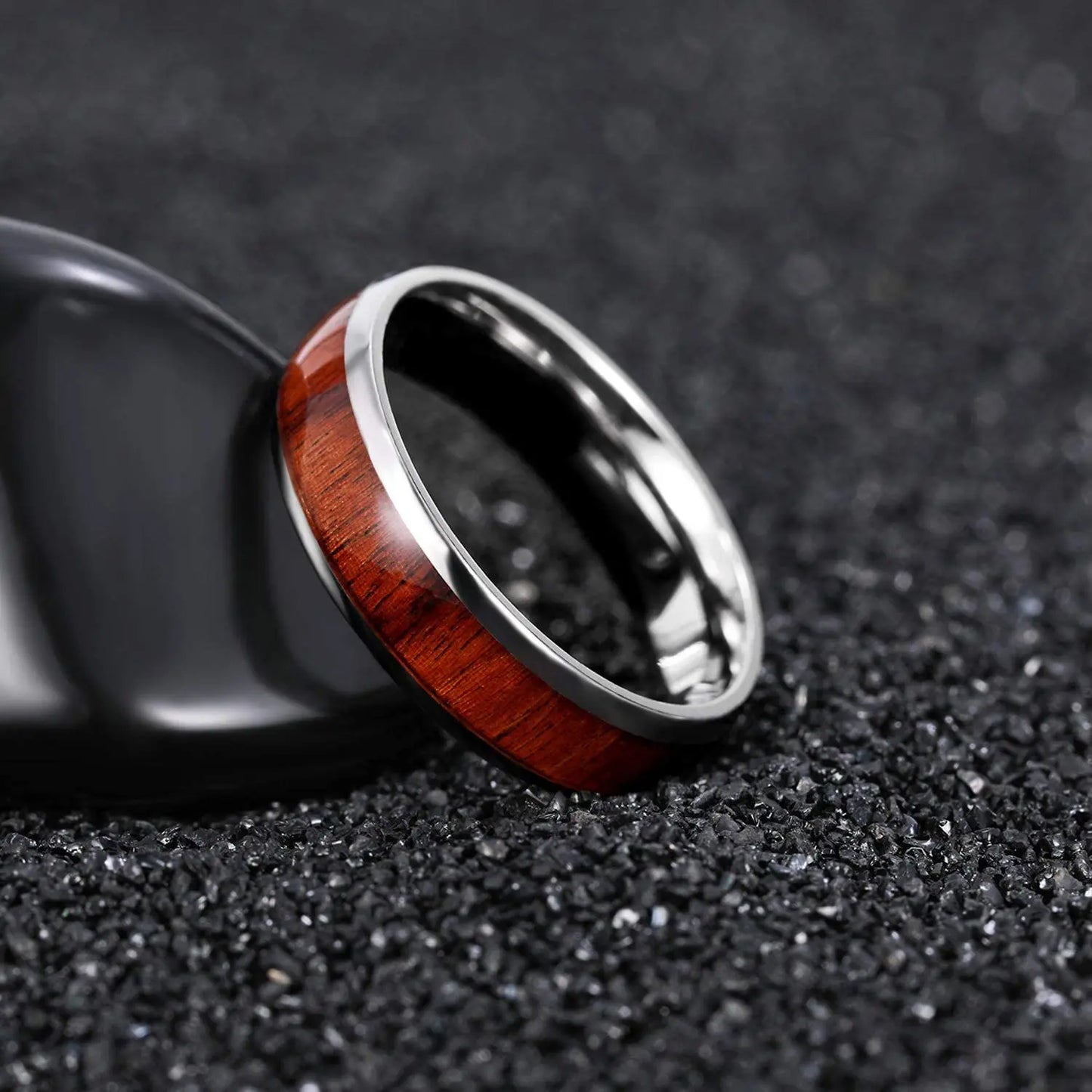 Paar Ringe Holz
