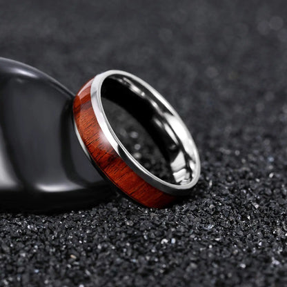 Paar Ringe Holz