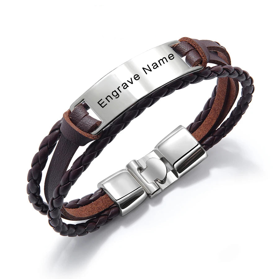 Matching Couple Bracelet Silver