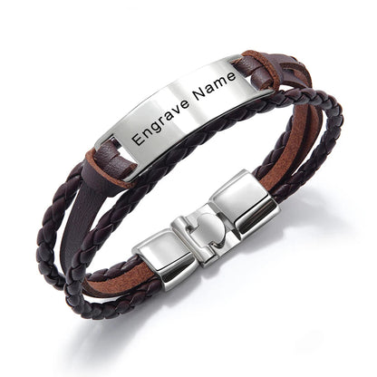 Matching Couple Bracelet Silver