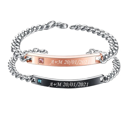Personalisierte Armbänder Paare